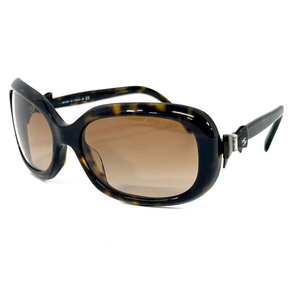 Chanel Acetate CC Bow Sunglasses OCH5171 Tortoise - Picture 1 of 12